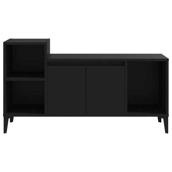 Tv-meubel 100x35x55 cm bewerkt hout zwart MeubelReus