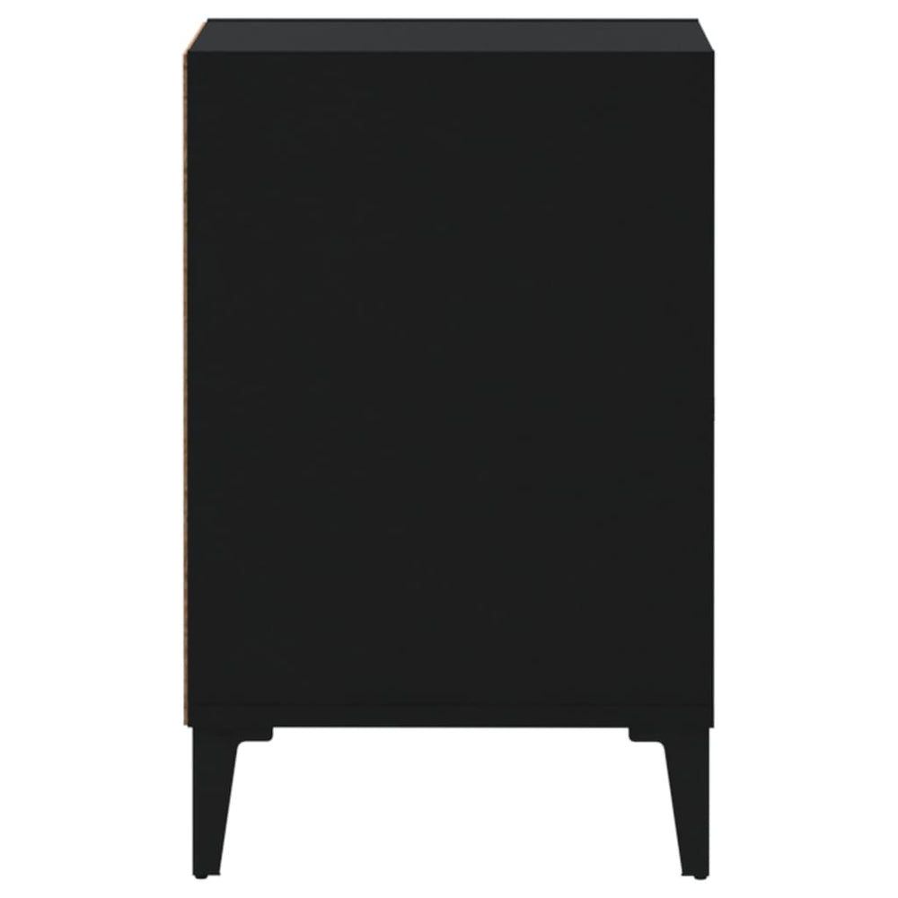 Tv-meubel 100x35x55 cm bewerkt hout zwart MeubelReus