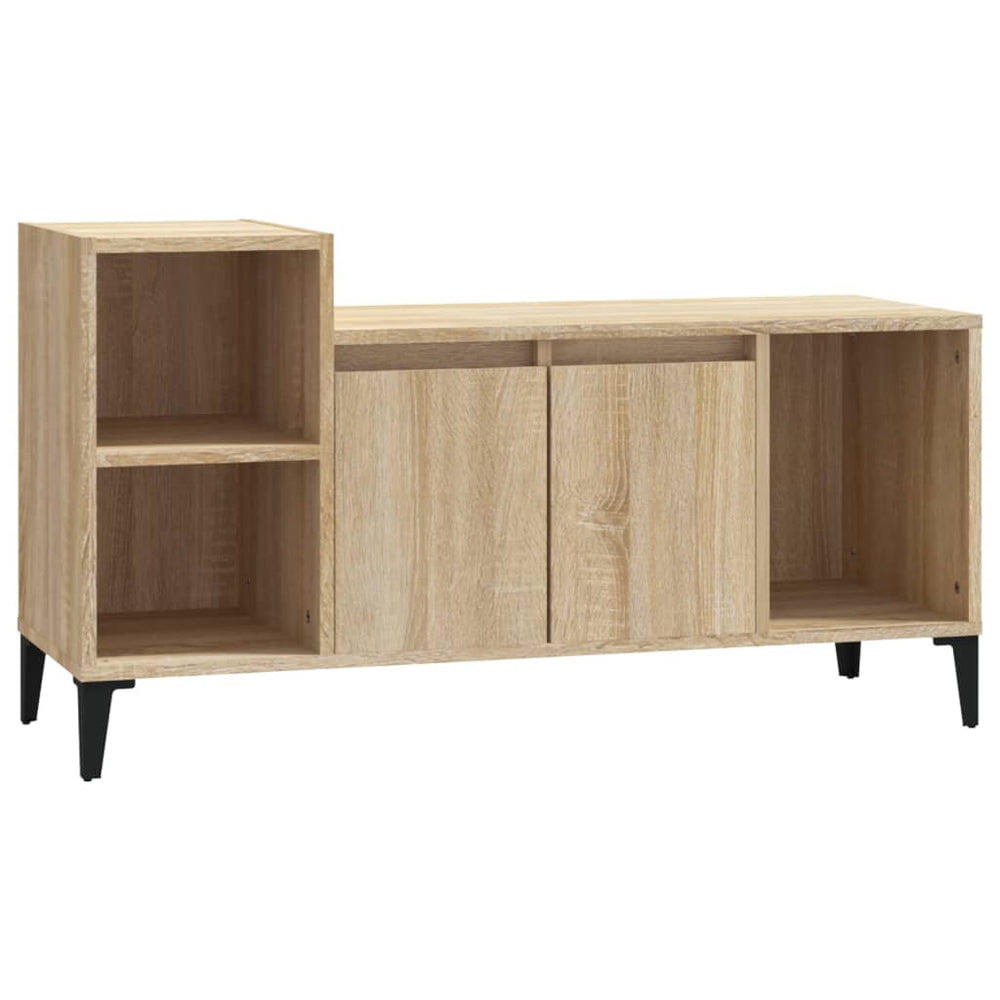Tv-meubel 100x35x55 cm bewerkt hout sonoma eikenkleurig MeubelReus