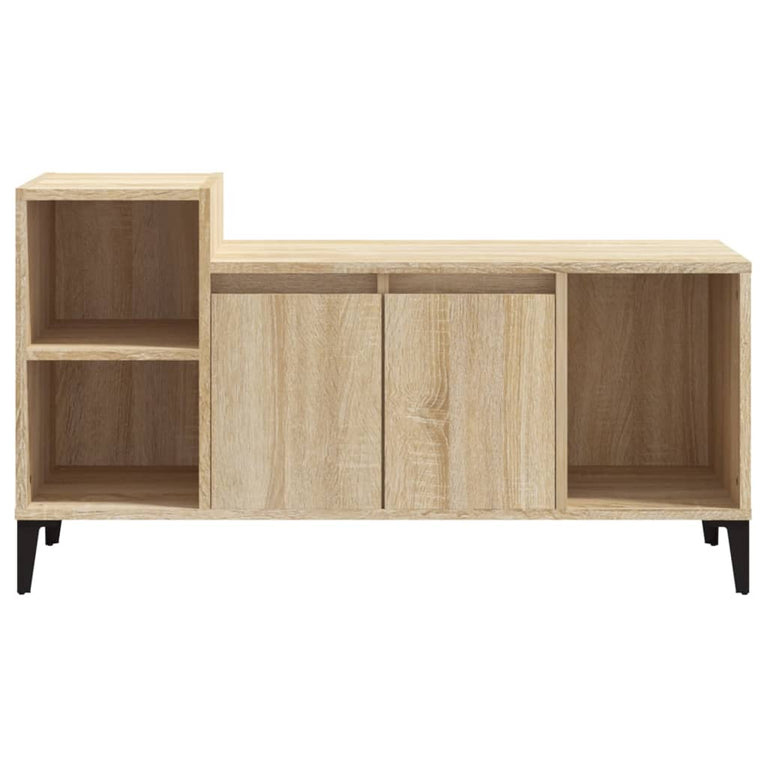 Tv-meubel 100x35x55 cm bewerkt hout sonoma eikenkleurig MeubelReus