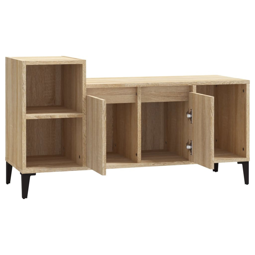 Tv-meubel 100x35x55 cm bewerkt hout sonoma eikenkleurig MeubelReus