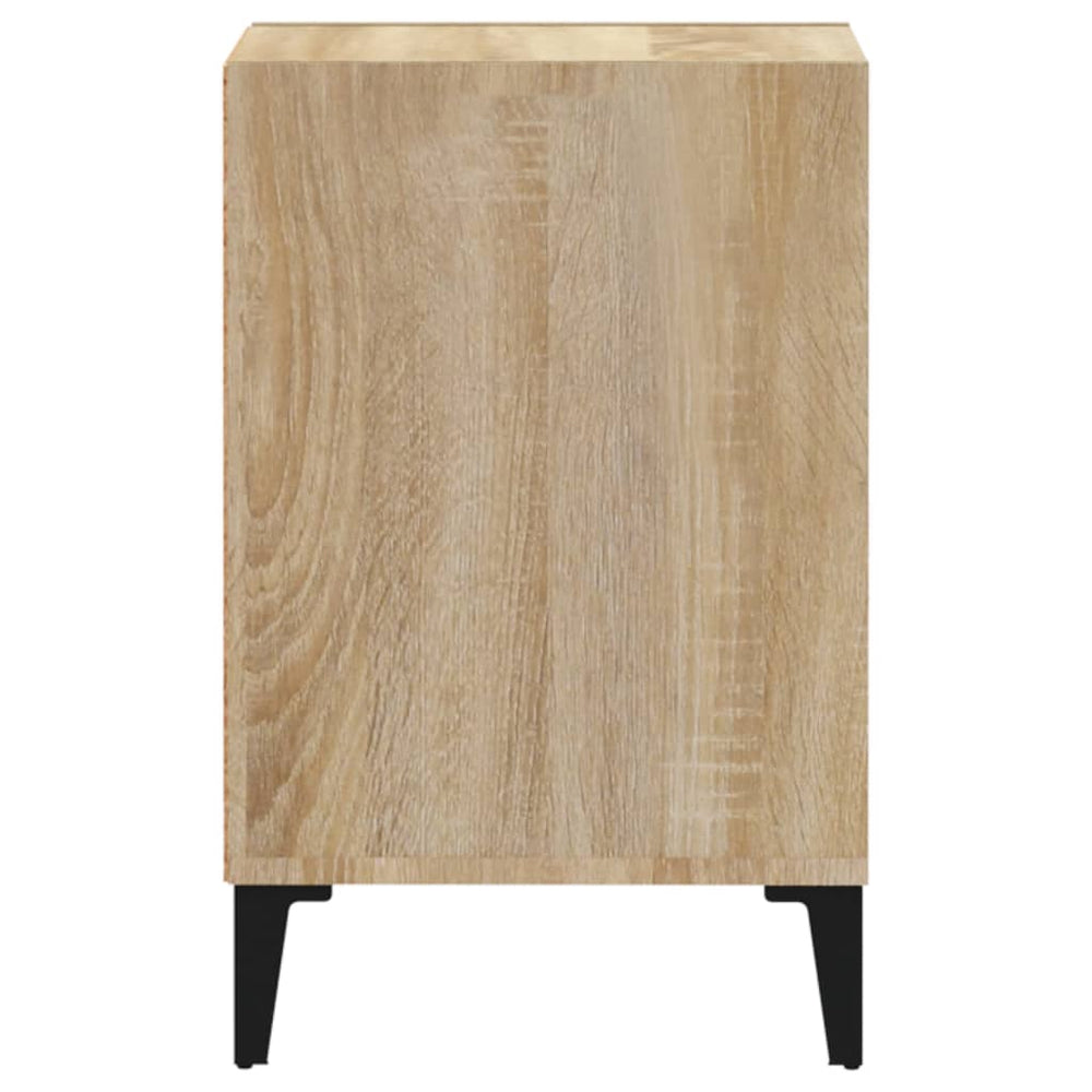 Tv-meubel 100x35x55 cm bewerkt hout sonoma eikenkleurig MeubelReus