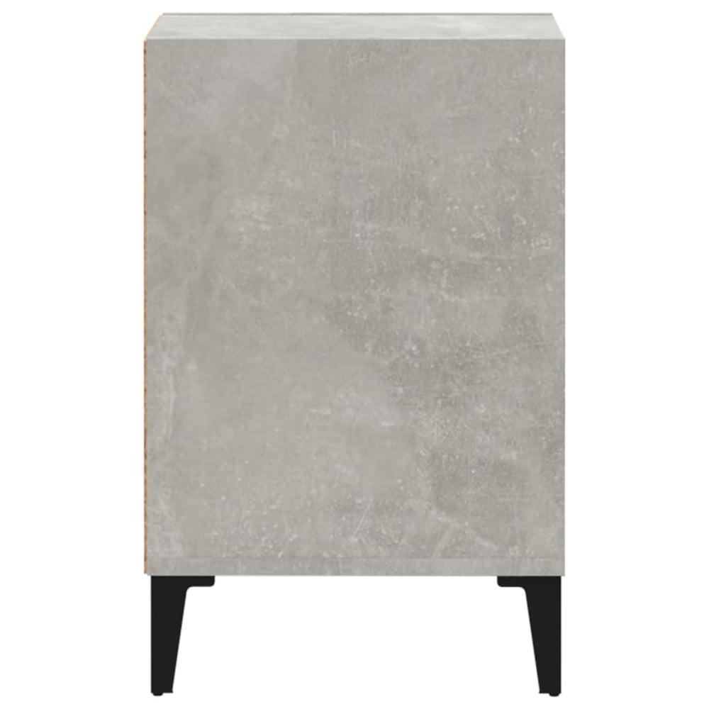 Tv-meubel 100x35x55 cm bewerkt hout betongrijs MeubelReus