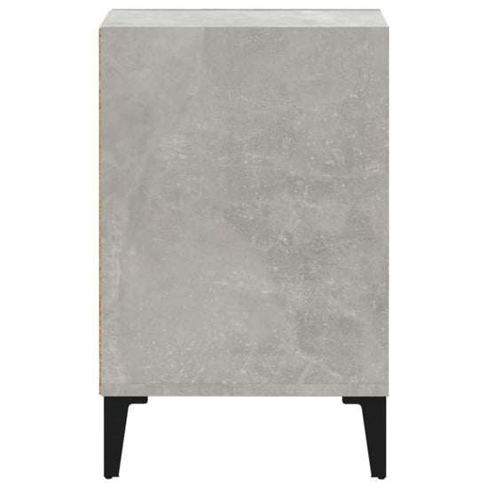 Tv-meubel 100x35x55 cm bewerkt hout betongrijs MeubelReus