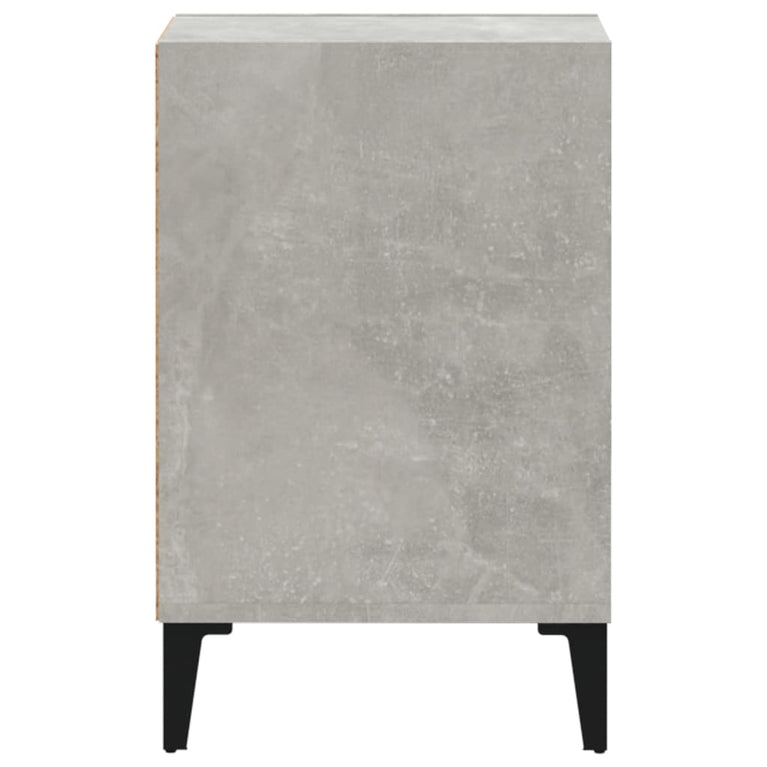 Tv-meubel 100x35x55 cm bewerkt hout betongrijs MeubelReus