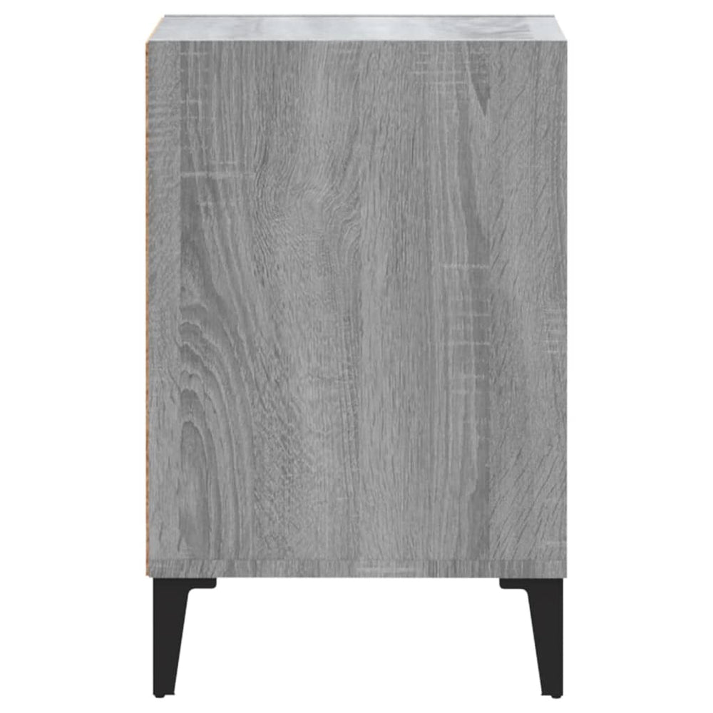 Tv-meubel 100x35x55 cm bewerkt hout grijs sonoma eikenkleurig MeubelReus