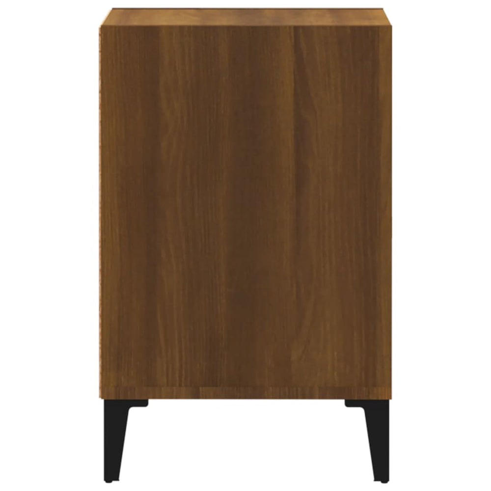 Tv-meubel 100x35x55 cm bewerkt hout bruin eikenkleur MeubelReus