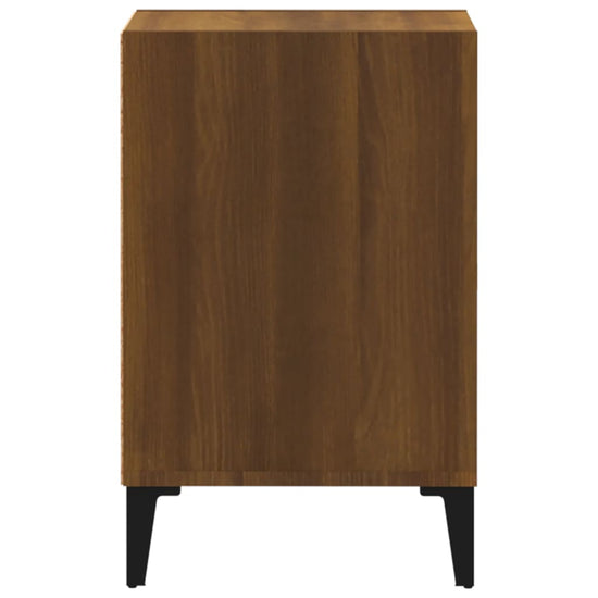 Tv-meubel 100x35x55 cm bewerkt hout bruin eikenkleur MeubelReus