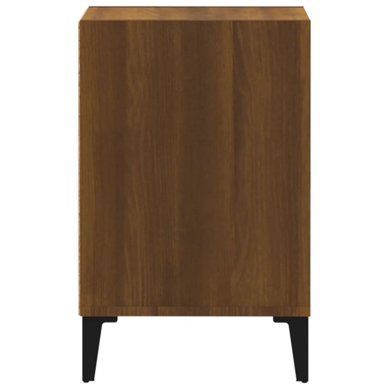 Tv-meubel 100x35x55 cm bewerkt hout bruin eikenkleur MeubelReus