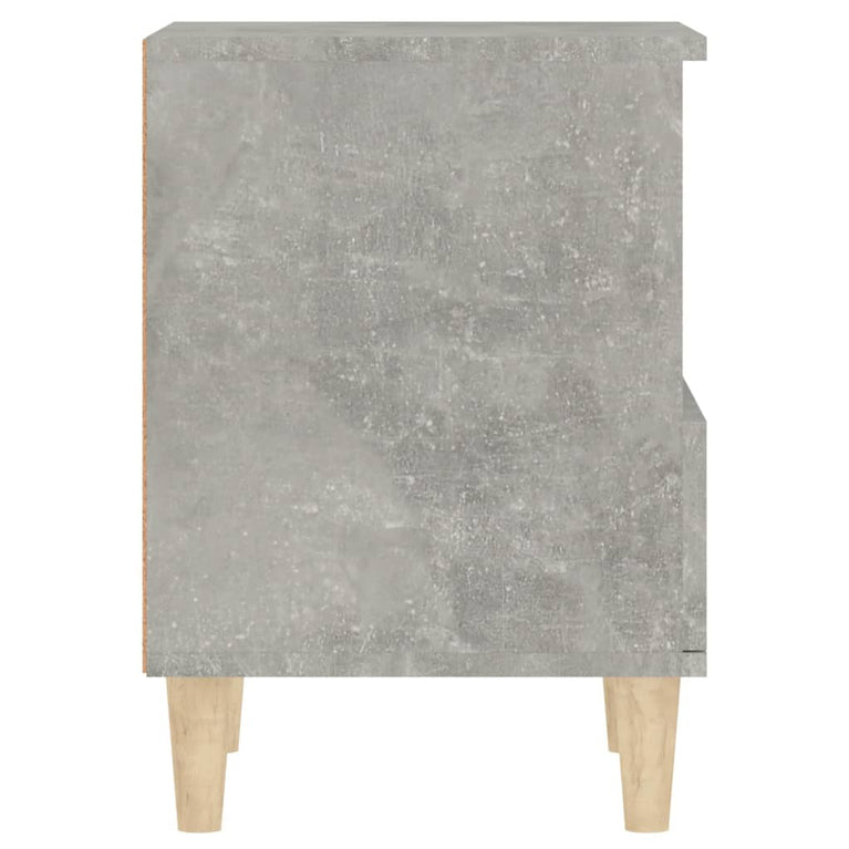 Nachtkastje 40x35x50 cm betongrijs MeubelReus