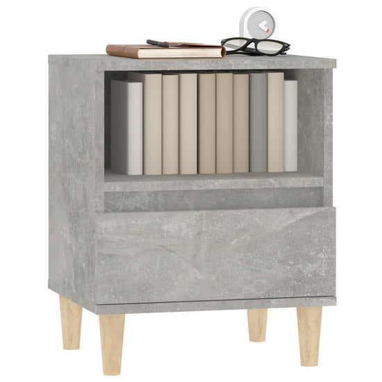 Nachtkastjes 2 st 40x35x50 cm betongrijs MeubelReus