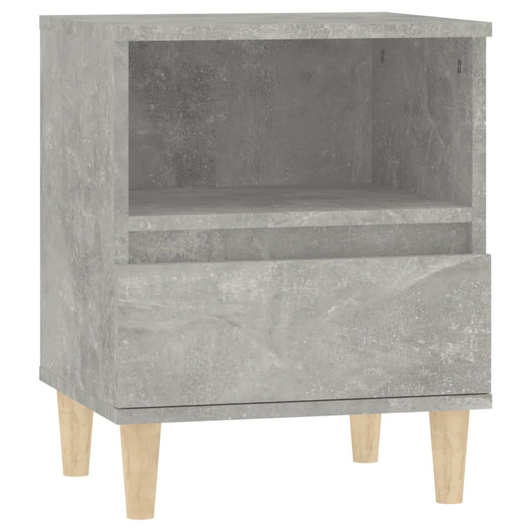 Nachtkastjes 2 st 40x35x50 cm betongrijs MeubelReus
