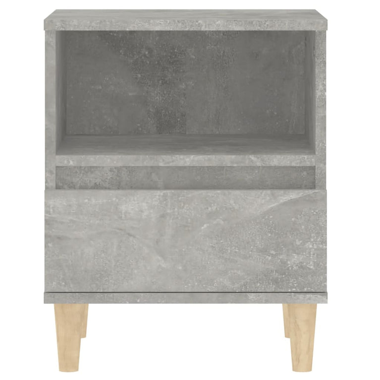 Nachtkastjes 2 st 40x35x50 cm betongrijs MeubelReus