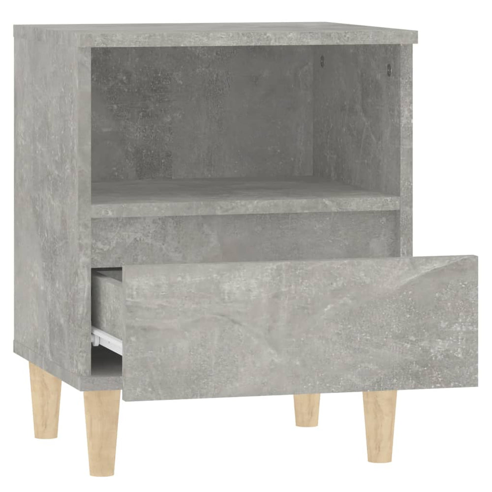 Nachtkastjes 2 st 40x35x50 cm betongrijs MeubelReus
