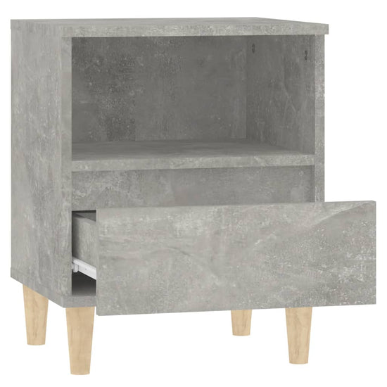 Nachtkastjes 2 st 40x35x50 cm betongrijs MeubelReus