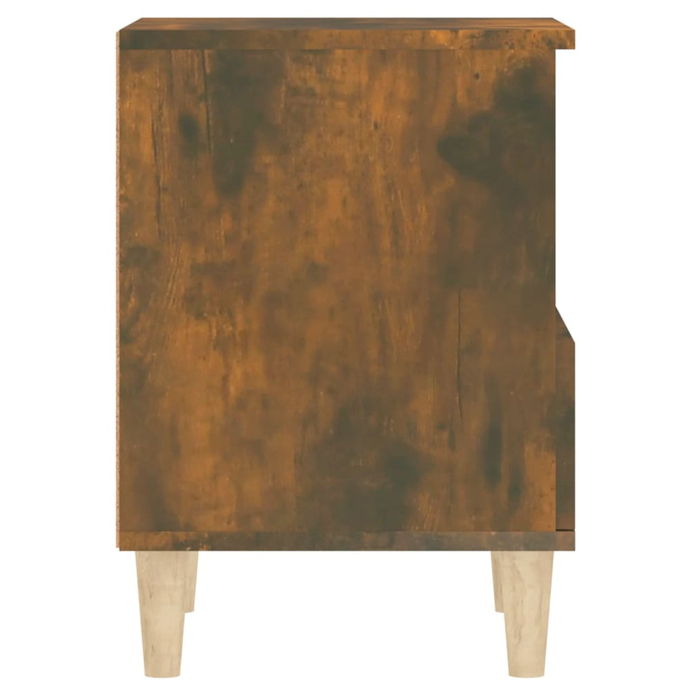 Nachtkastje 40x35x50 cm gerookt eikenkleurig MeubelReus