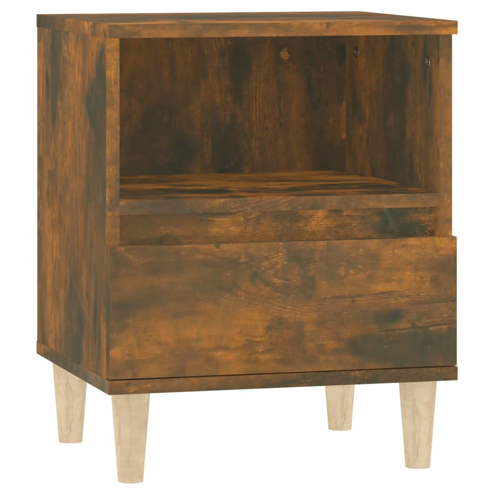 Nachtkastjes 2 st 40x35x50 cm gerookt eikenkleurig MeubelReus
