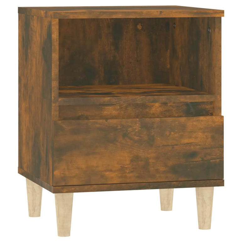 Nachtkastjes 2 st 40x35x50 cm gerookt eikenkleurig MeubelReus