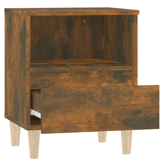 Nachtkastjes 2 st 40x35x50 cm gerookt eikenkleurig MeubelReus