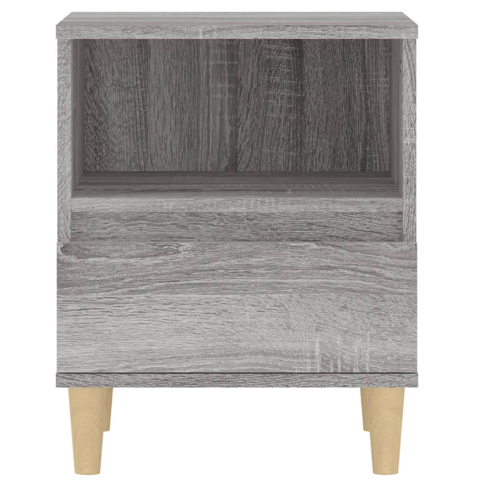 Nachtkastjes 2 st 40x35x50 cm grijs sonoma eikenkleurig MeubelReus