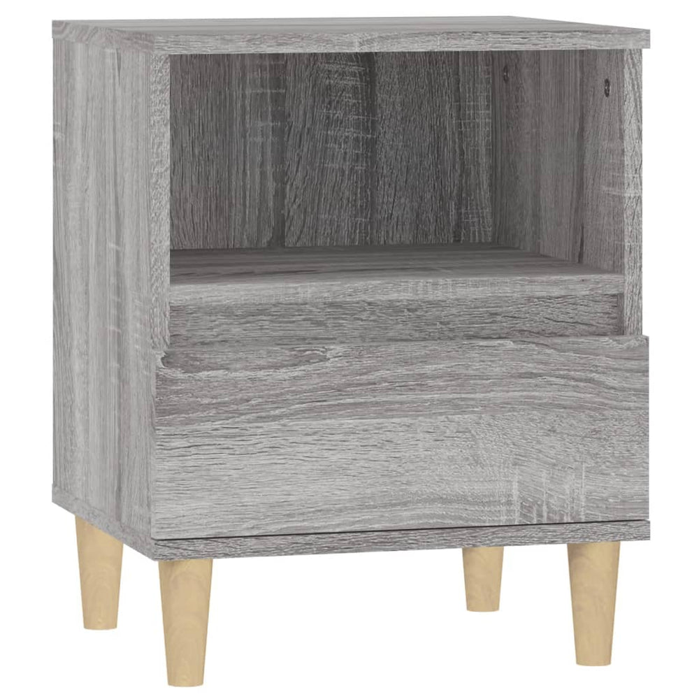 Nachtkastjes 2 st 40x35x50 cm grijs sonoma eikenkleurig MeubelReus