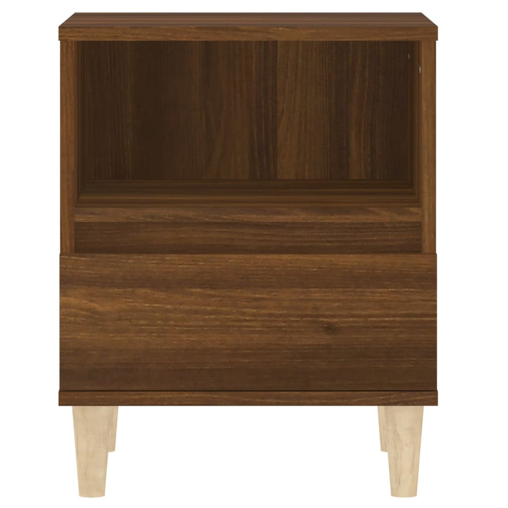 Nachtkastjes 2 st 40x35x50 cm bruin eikenkleur MeubelReus