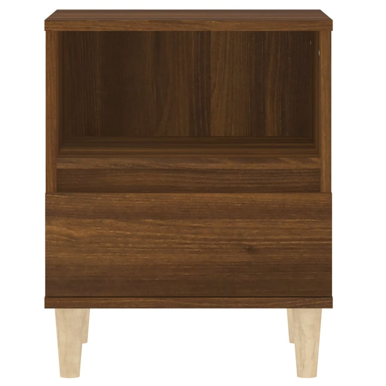 Nachtkastjes 2 st 40x35x50 cm bruin eikenkleur MeubelReus