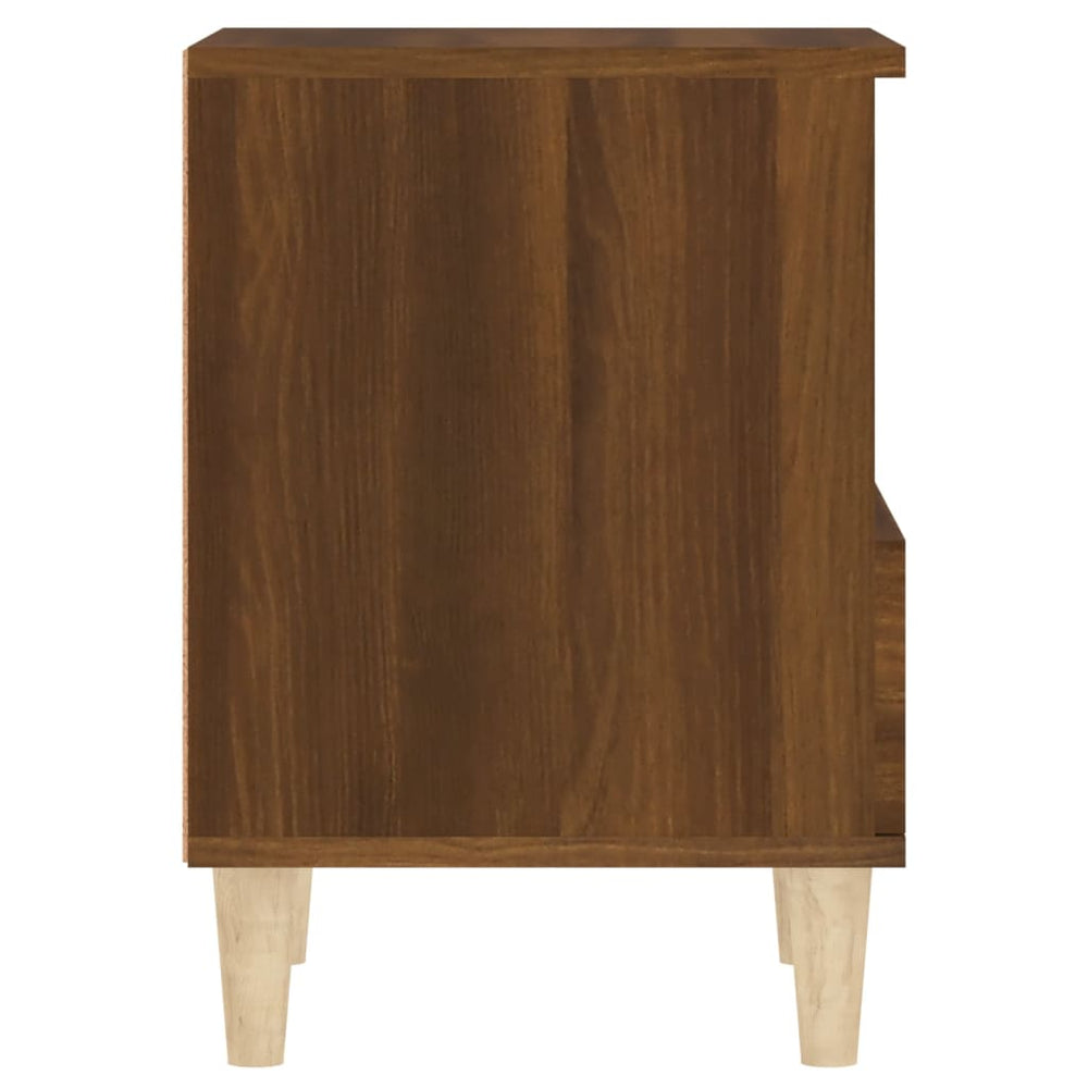 Nachtkastjes 2 st 40x35x50 cm bruin eikenkleur MeubelReus