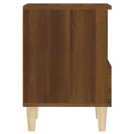 Nachtkastjes 2 st 40x35x50 cm bruin eikenkleur MeubelReus