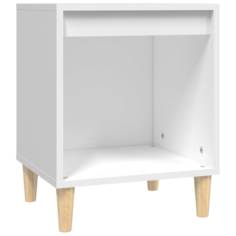 Nachtkastjes 2 st 40x35x50 cm wit MeubelReus