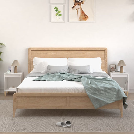 Nachtkastjes 2 st 40x35x50 cm wit MeubelReus
