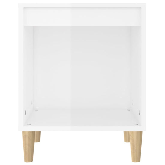 Nachtkastjes 2 st 40x35x50 cm hoogglans wit MeubelReus
