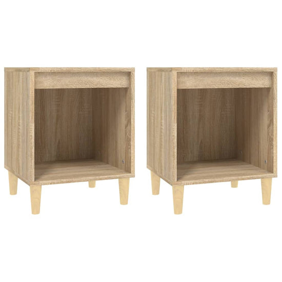 Nachtkastjes 2 st 40x35x50 cm sonoma eikenkleurig MeubelReus