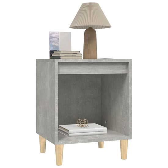 Nachtkastjes 2 st 40x35x50 cm betongrijs MeubelReus