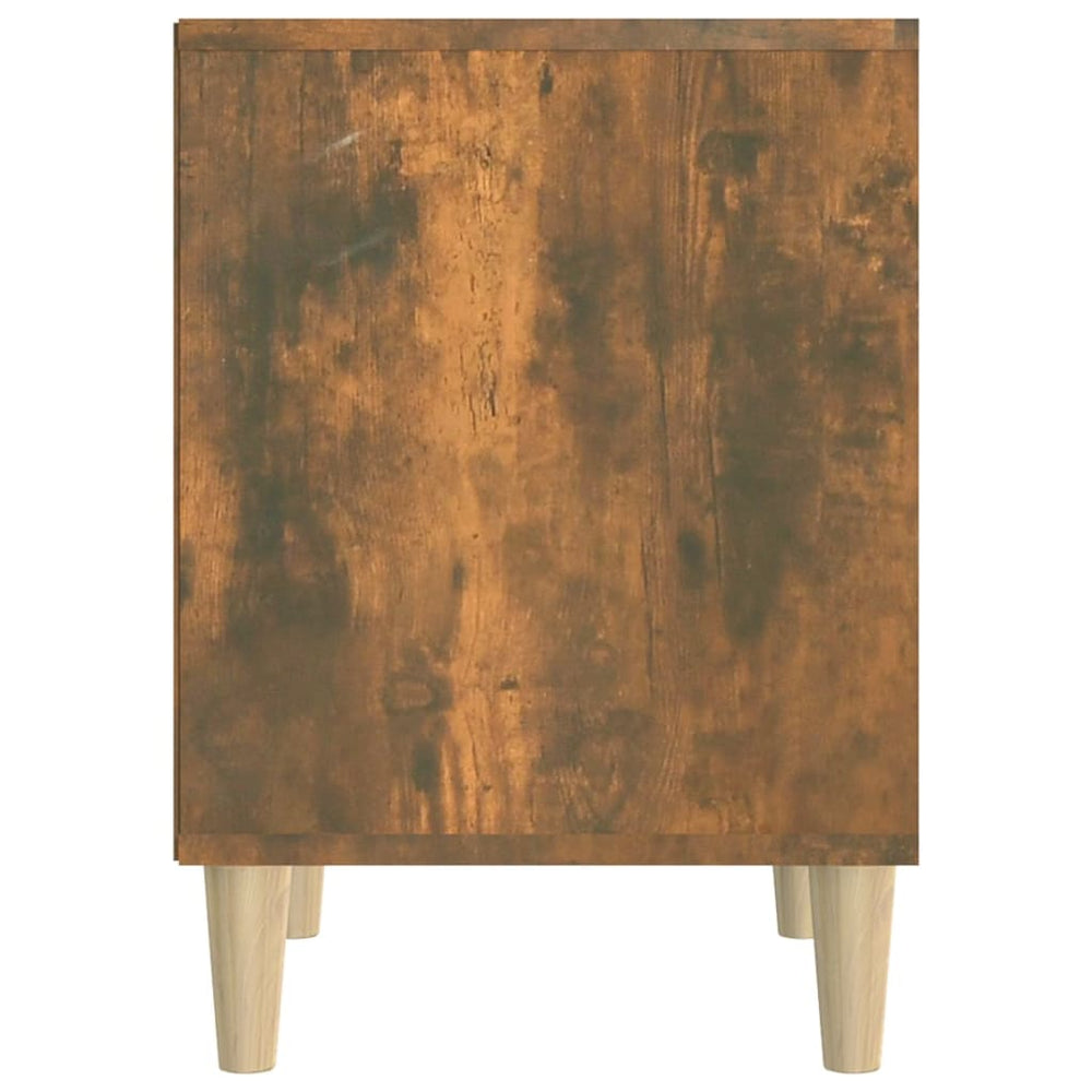 Nachtkastje 40x35x50 cm gerookt eikenkleurig MeubelReus