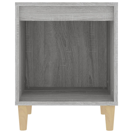 Nachtkastje 40x35x50 cm grijs sonoma eikenkleurig MeubelReus