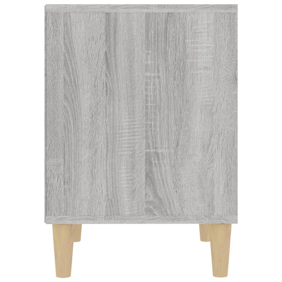 Nachtkastje 40x35x50 cm grijs sonoma eikenkleurig MeubelReus