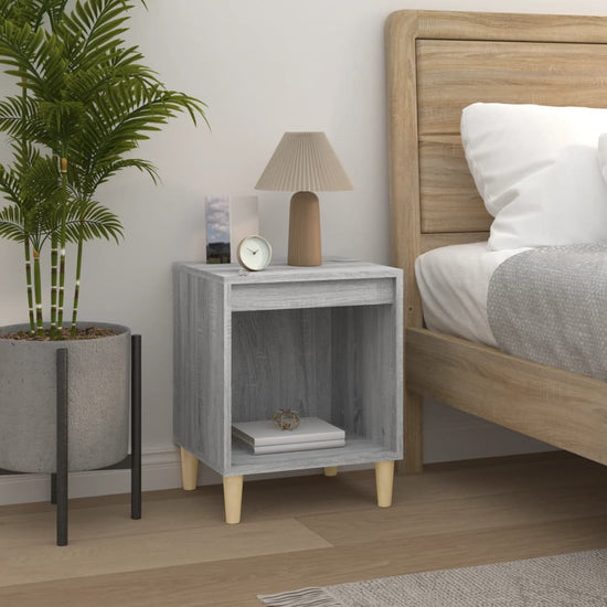Nachtkastjes 2 st 40x35x50 cm grijs sonoma eikenkleurig MeubelReus