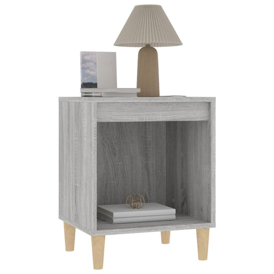 Nachtkastjes 2 st 40x35x50 cm grijs sonoma eikenkleurig MeubelReus