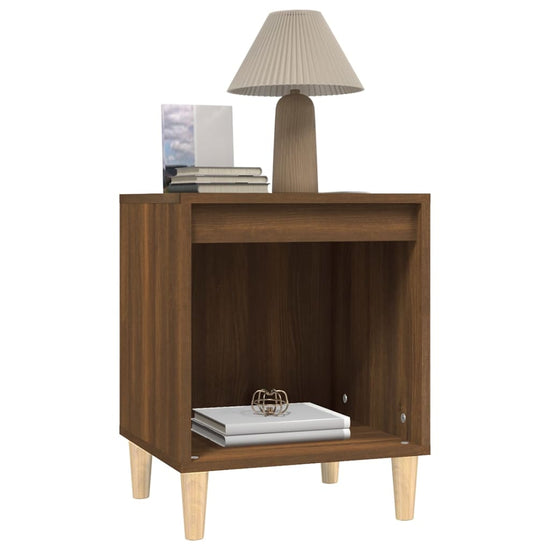 Nachtkastjes 2 st 40x35x50 cm bruin eikenkleur MeubelReus