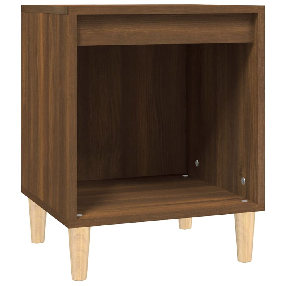 Nachtkastjes 2 st 40x35x50 cm bruin eikenkleur MeubelReus