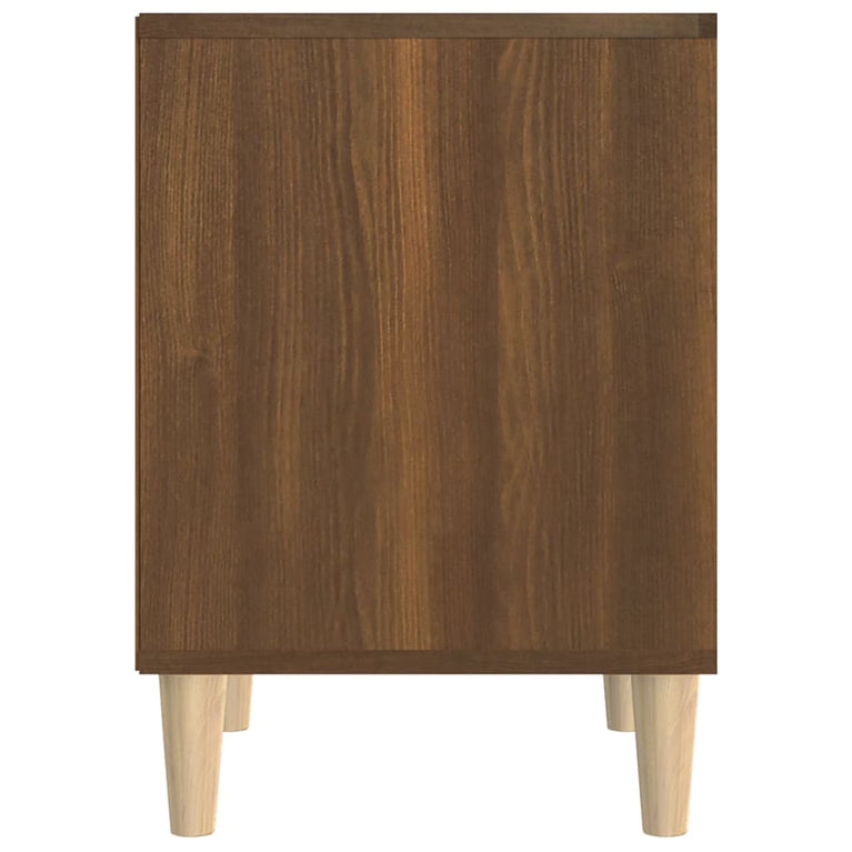 Nachtkastjes 2 st 40x35x50 cm bruin eikenkleur MeubelReus
