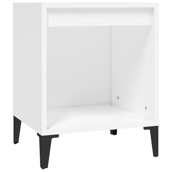 Nachtkastjes 2 st 40x35x50 cm wit MeubelReus