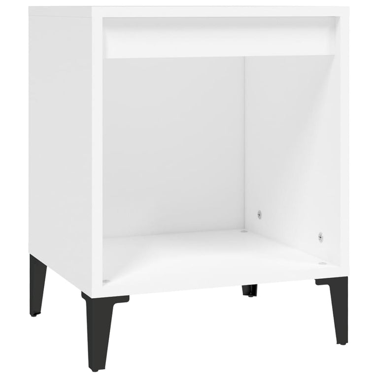 Nachtkastjes 2 st 40x35x50 cm wit MeubelReus