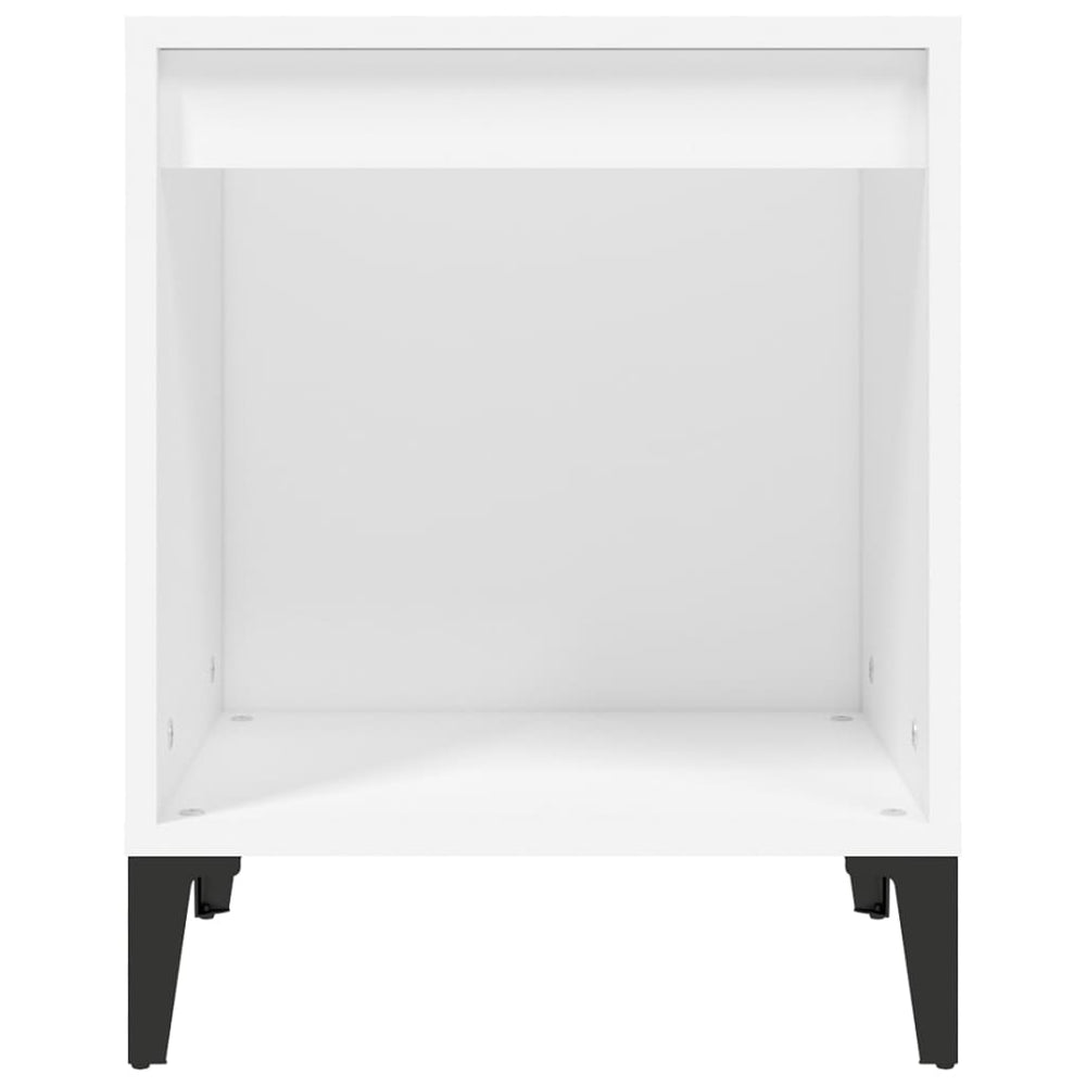 Nachtkastjes 2 st 40x35x50 cm wit MeubelReus