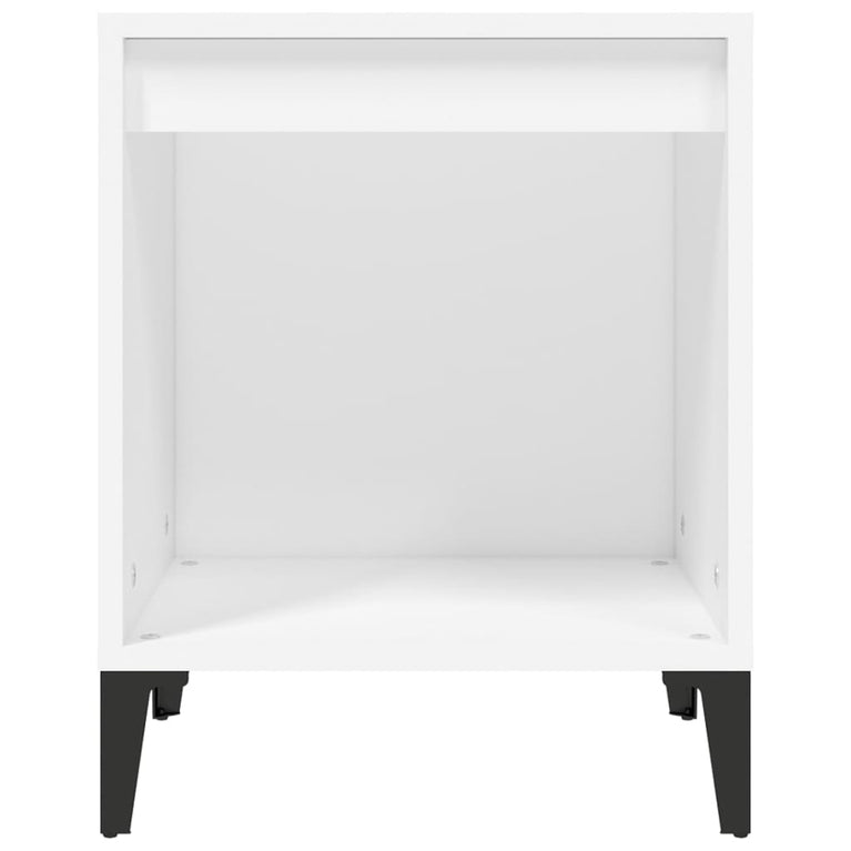Nachtkastjes 2 st 40x35x50 cm wit MeubelReus