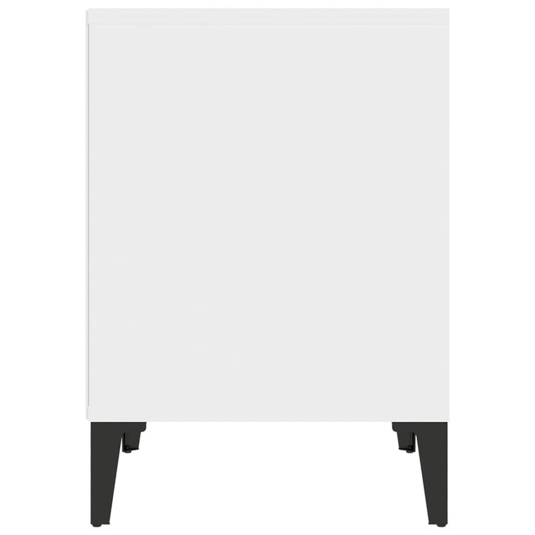 Nachtkastjes 2 st 40x35x50 cm wit MeubelReus