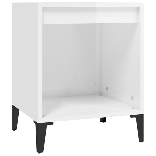 Nachtkastjes 2 st 40x35x50 cm hoogglans wit MeubelReus