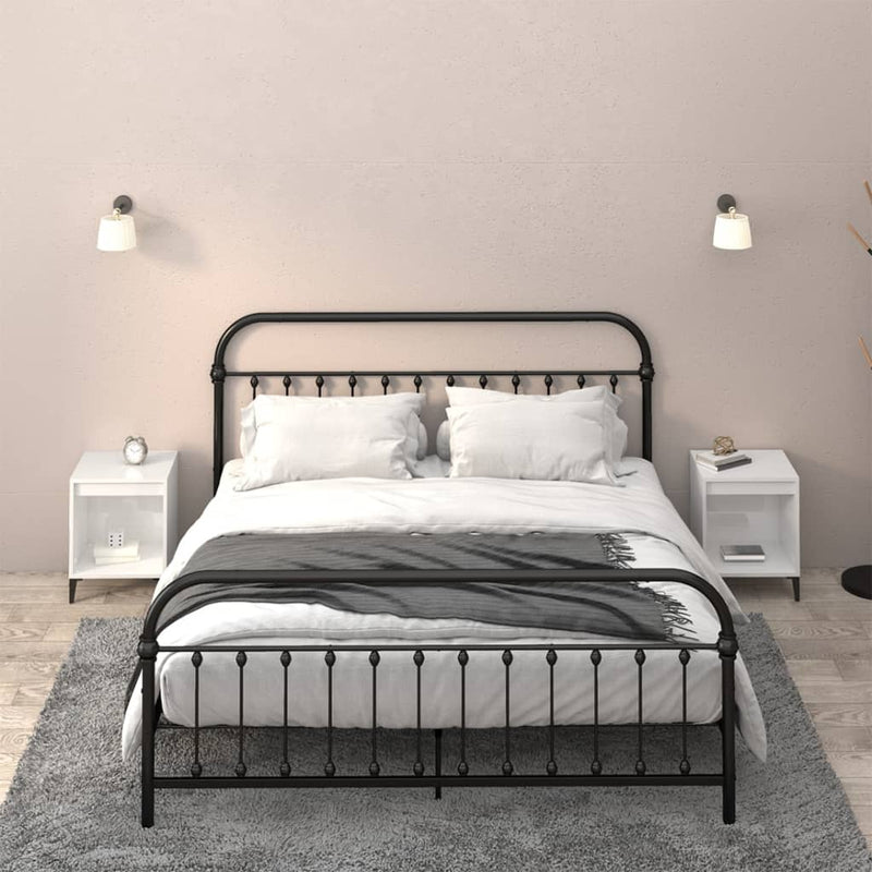 Nachtkastjes 2 st 40x35x50 cm hoogglans wit MeubelReus