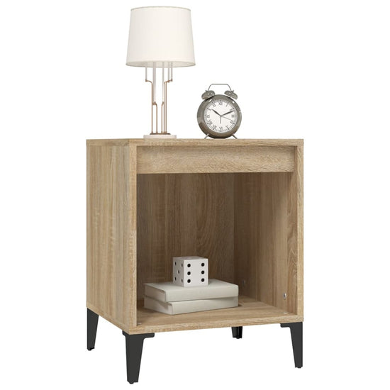 Nachtkastjes 2 st 40x35x50 cm sonoma eikenkleurig MeubelReus